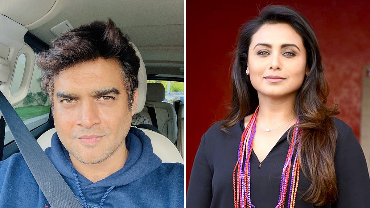 R Madhavan (L) and Rani Mukerji (R).