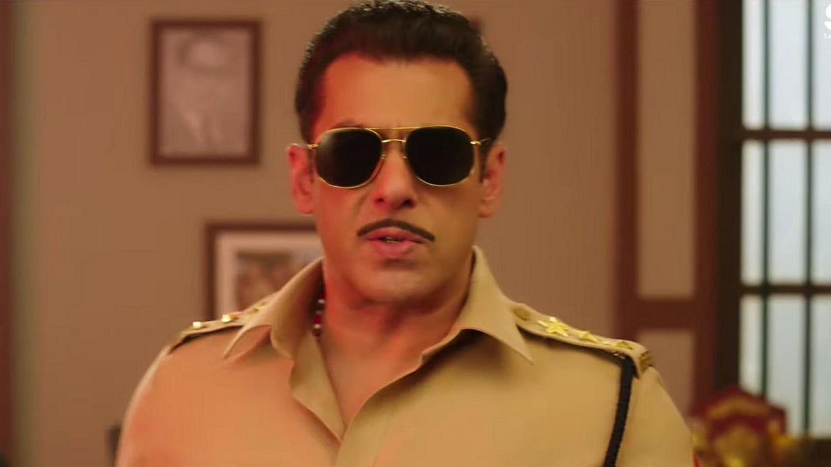 Salman Khan as Chulbul Pandey in <i>Dabangg 3</i>.