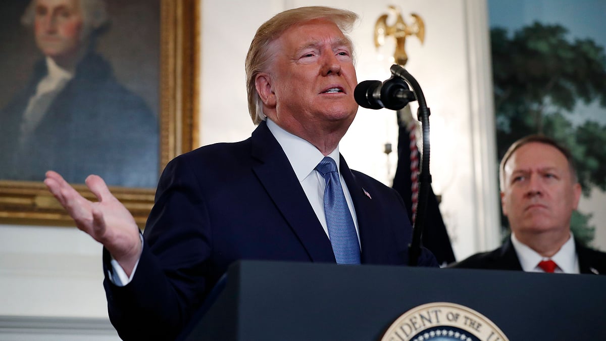 US President Donald Trump