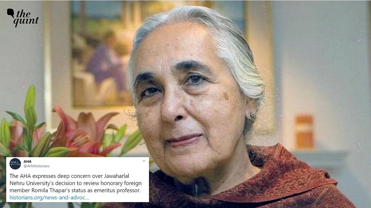 In September 2019, JNU had asked Thapar to submit her CV for them to decide if she should continue as professor emerita.