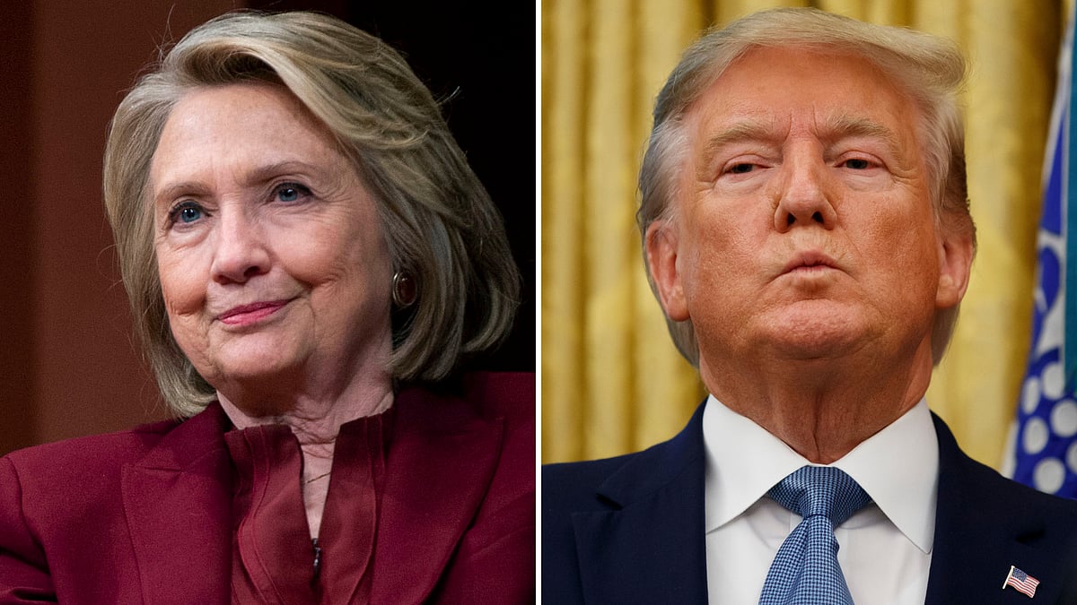 Hillary Clinton and Donald Trump.