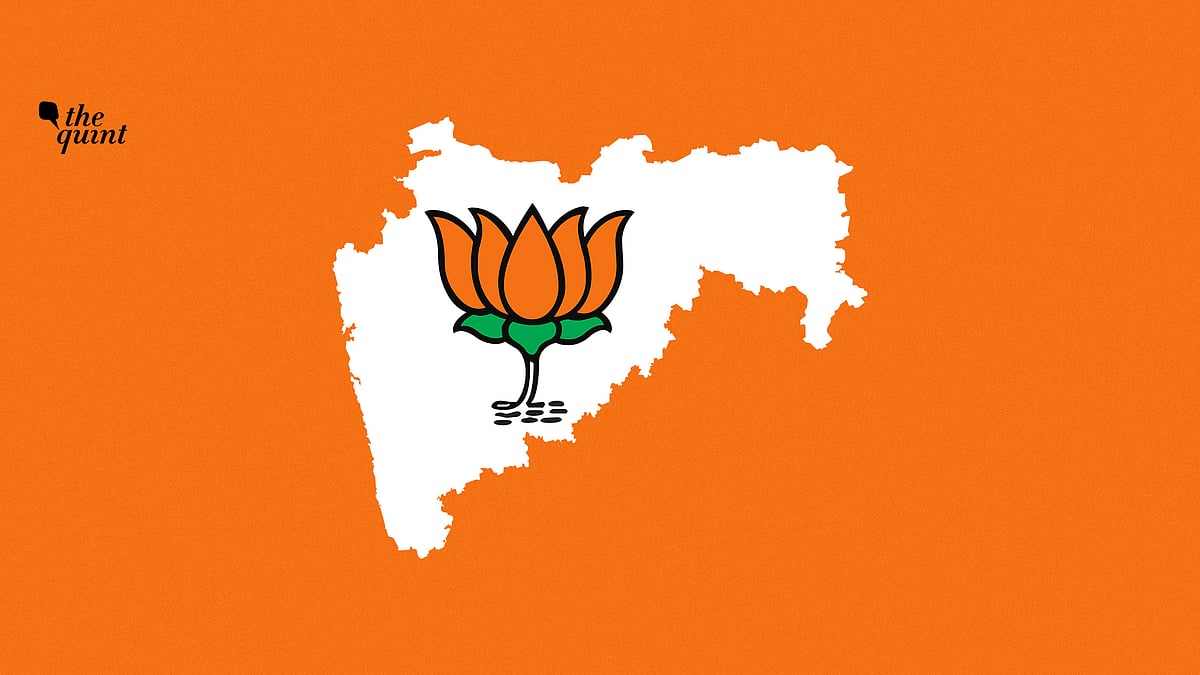 Image of Maharashtra map & BJP symbol used for representational purposes.