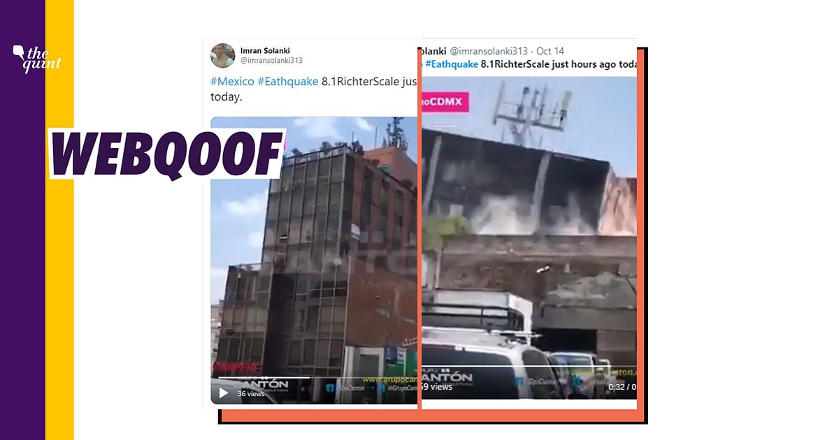 Image accompanying An earthquake of 8.1 magnitude hit Mexico on 14 October