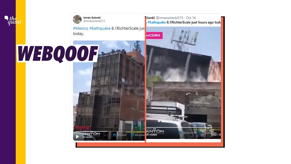 The screenshot of viral video.