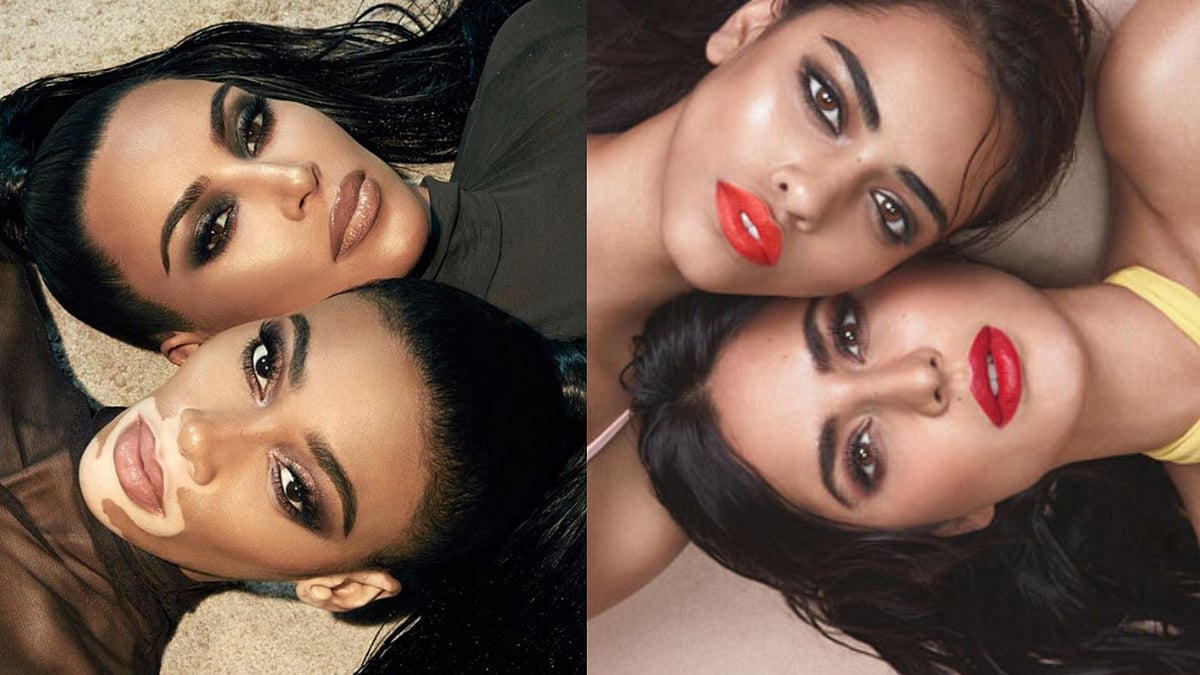 Isn’t this resemblance between Kay beauty and KKW beauty poster uncanny?