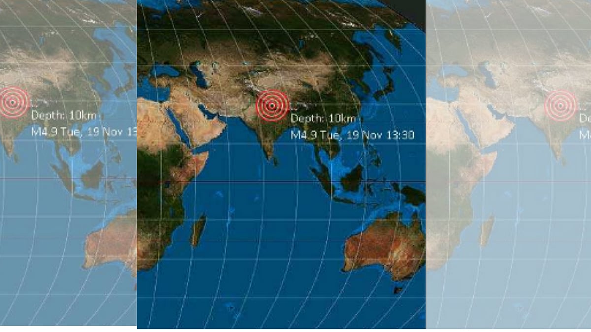 An earthquake hit Nepal on Tuesday evening