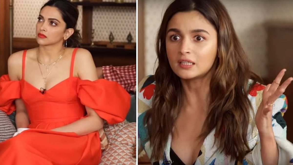 Deepika Padukone and Alia Bhatt in a chat with Anupama Chopra.&nbsp;