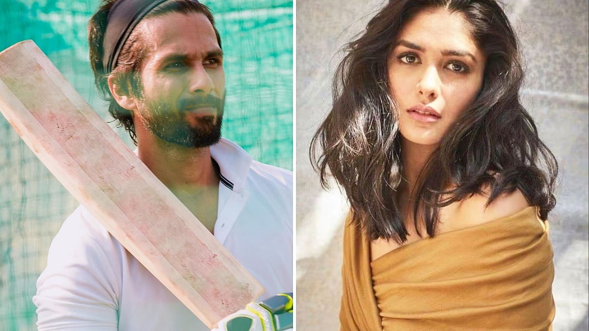 Mrunal Thakur will share screen space with Shahid in <i>Jersey</i>.