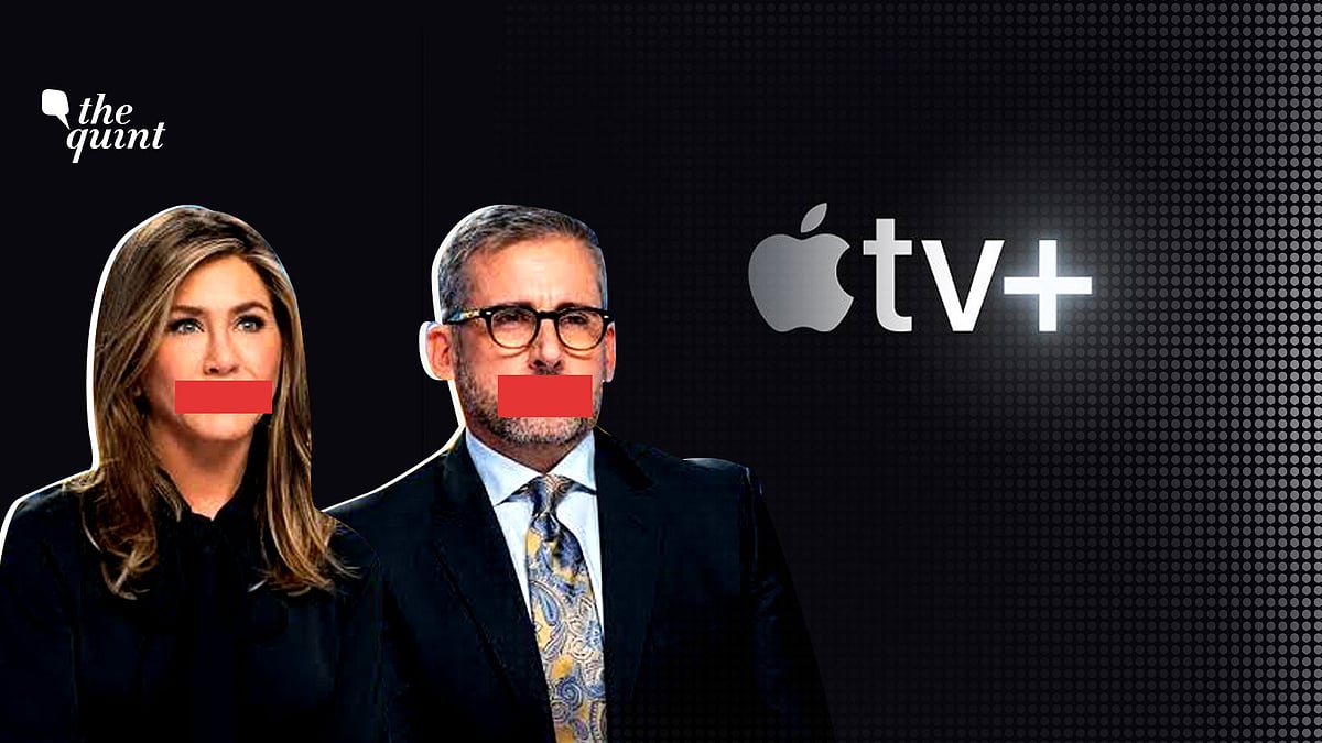Apple TV Plus has beeped out certain words on its show.