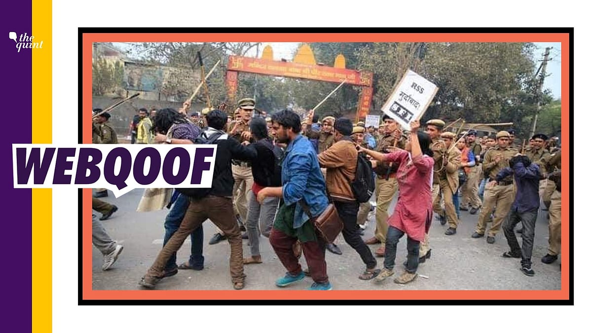A picture which shows a student protest is being shared on Twitter and Facebook in the light of the ongoing protests at the Jawaharlal Nehru University against the hostel and mess fee hike.