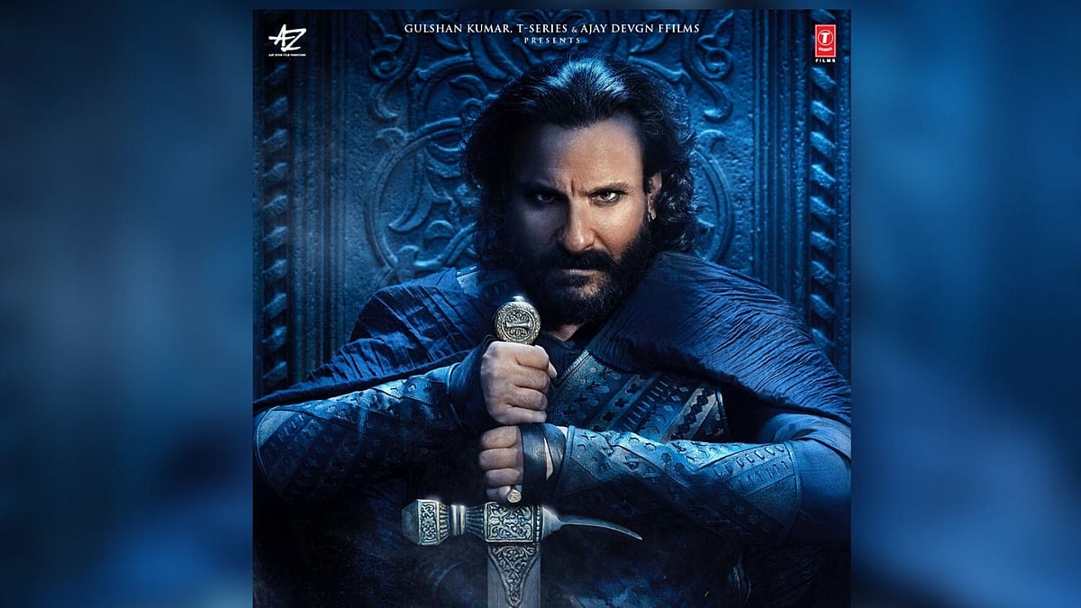 Saif Ali Khan in a poster from <i>Tanhaji: The Unsung Warrior</i>.