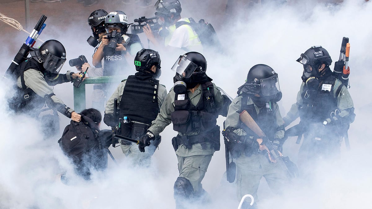 These arrests are the largest crackdown on pro-democracy activists since the law was introduced.