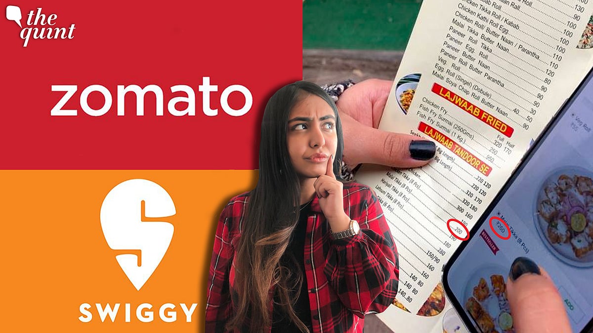 Online Food Order &amp; Delivery App: Price Difference In Food Items On Apps Like Swiggy and Zomato and Restaurant Menus