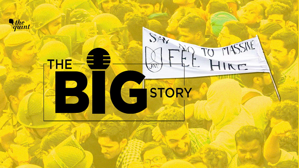 The Jawaharlal Nehru University students’ union took a protest march to the Parliament on 18 November — the first day of the winter session of the parliament - against a hike in the hostel fees.