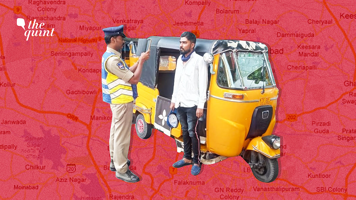 Police personnel taking pictures of people to compare with the database of known criminals.