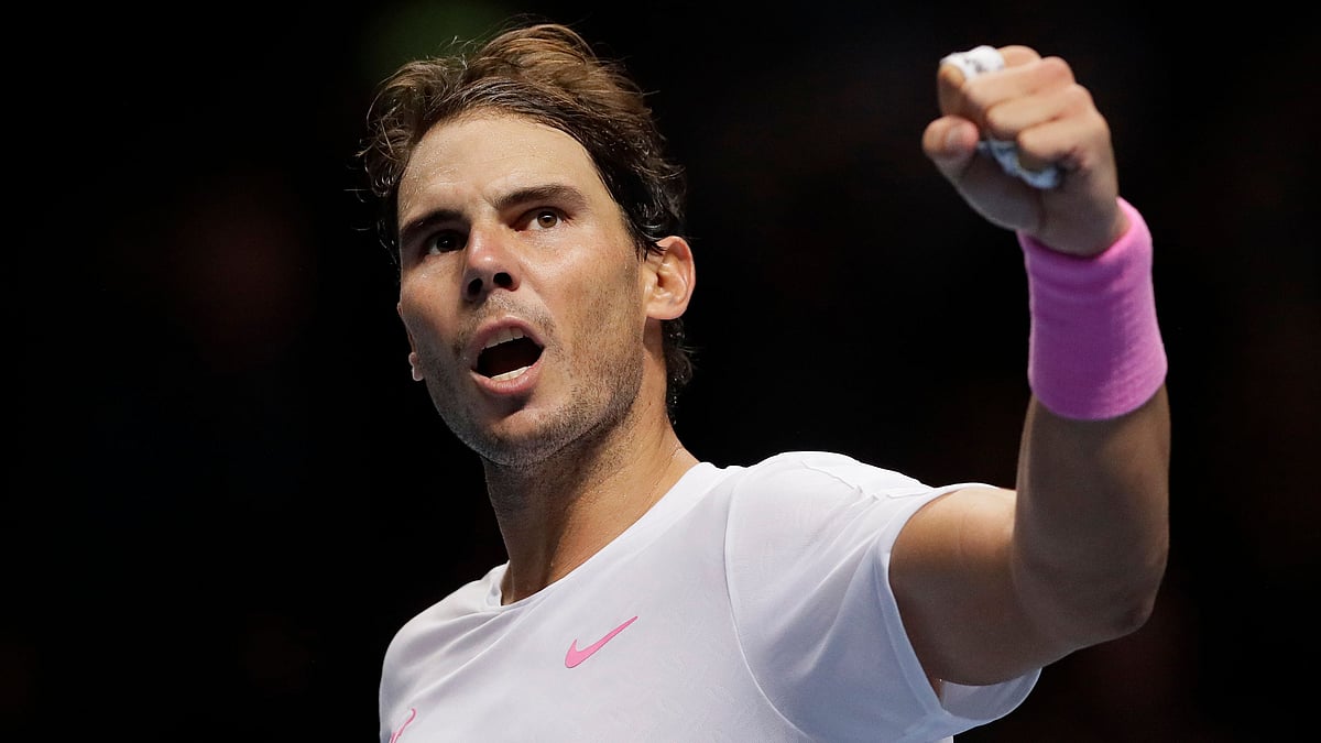 Nadal rallied to beat Medvedev 6-7 (3), 6-3, 7-6 (4), keeping alive his chances of advancing from the group stage.