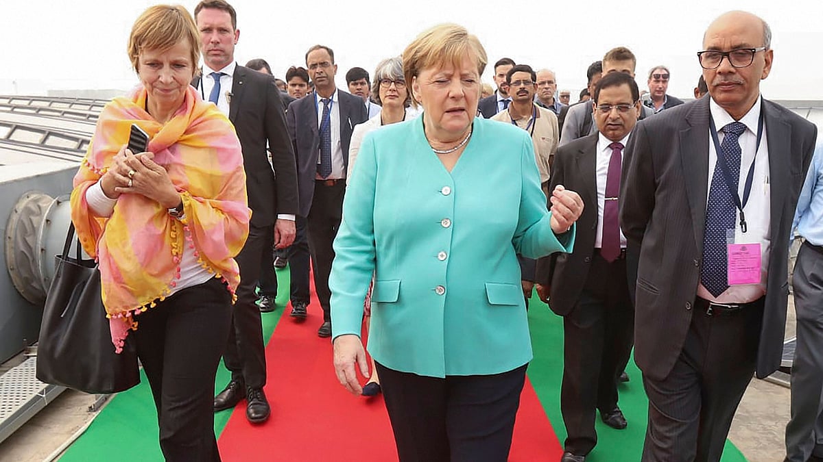 German Chancellor Angela Merkel.&nbsp;