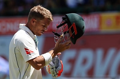 David Warner missed the T20 series against India due to injury. 