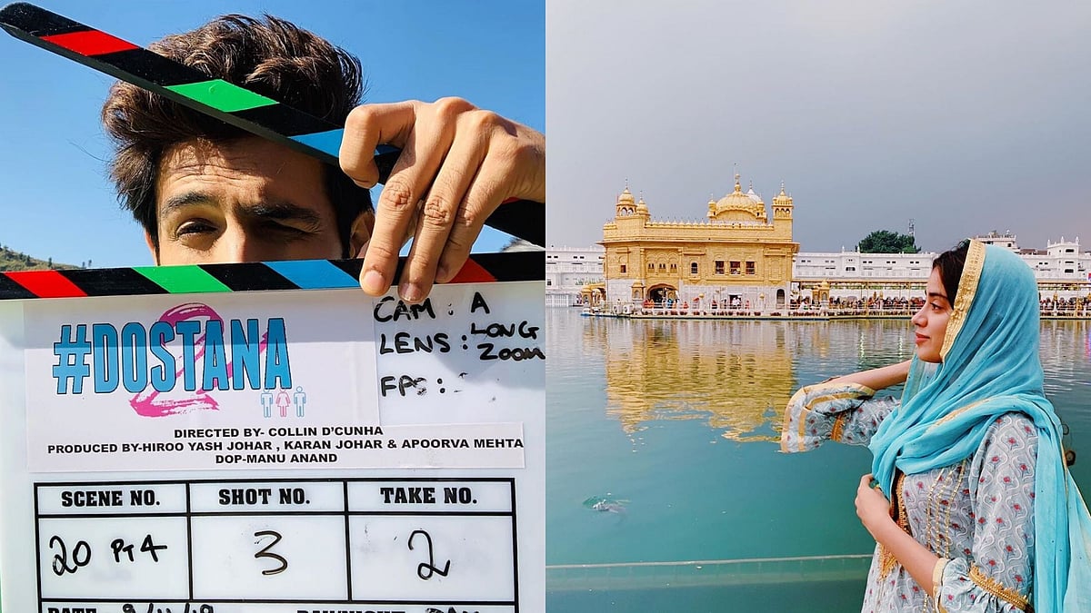 Kartik Aaryan and Janhvi Kapoor start shoot for <i>Dostana 2</i>.