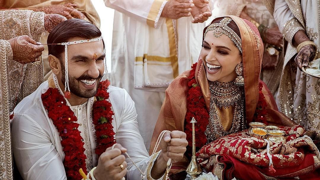 A photo from DeepVeer’s wedding in 2018.