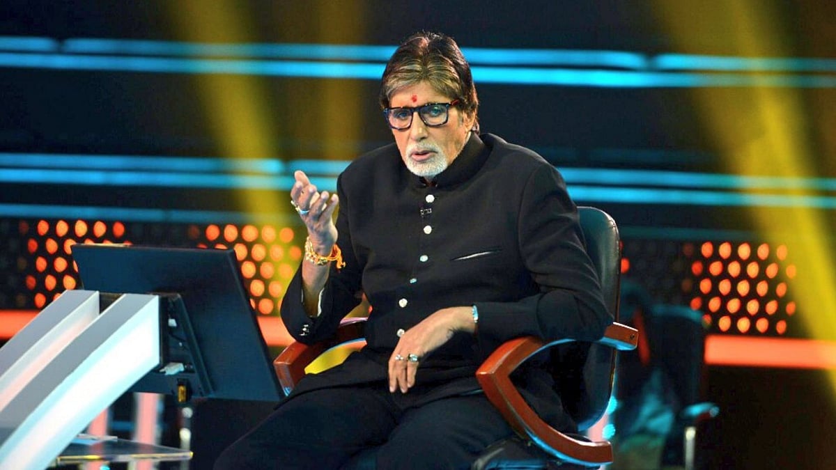 Amitabh Bachchan on <i>Kaun Banega Crorepati</i>.