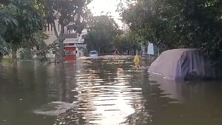 City Mayor M Gautham Kumar said the breach occurred when someone used an earthmover near the bund to lay a pipe.