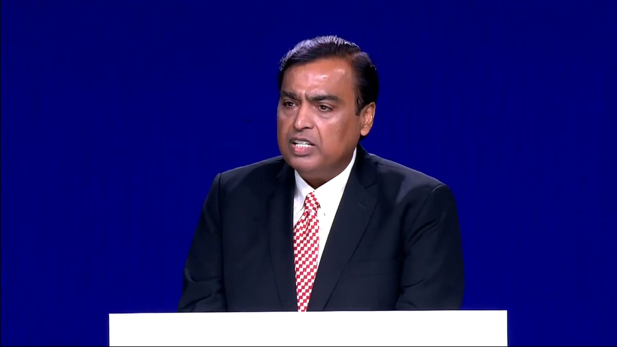  File image of Mukesh Ambani, Chairman of Reliance Industries Ltd.