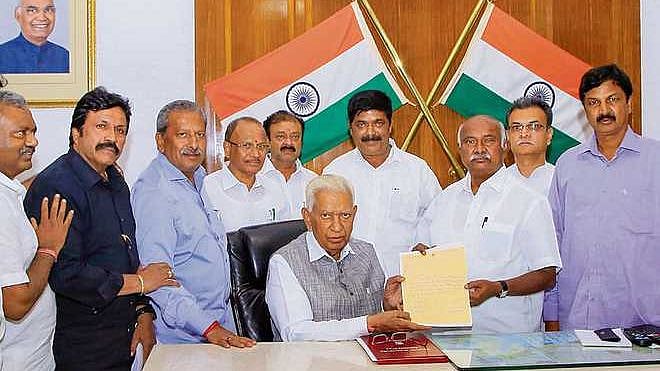 The Supreme Court on Wednesday, 13 November, upheld the disqualification of 17 Karnataka MLAs of the former Congress-JD (S) MLAs coalition by the then Assembly speaker K R Ramesh Kumar, but said that the can recontest the 5 December bypolls.