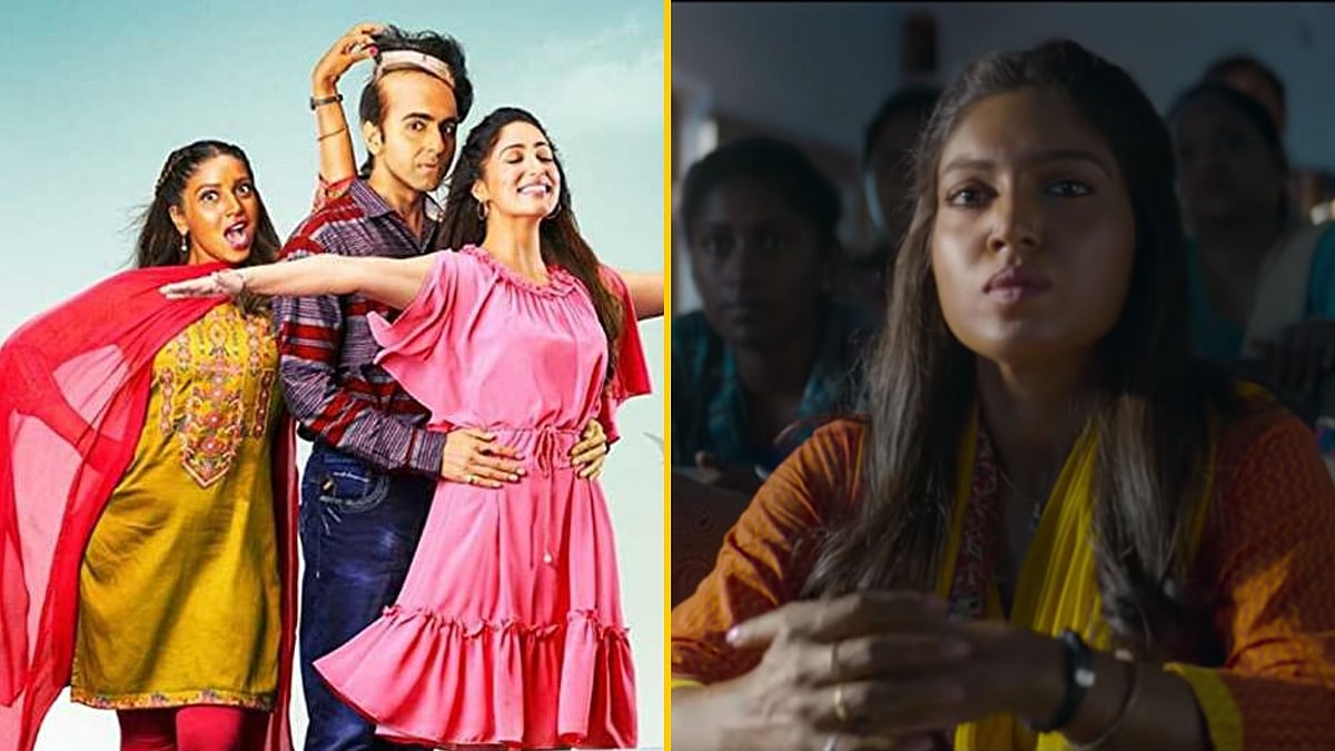 Bhumi Pednekar has been criticised for her artificially darkened skin in <i>Bala.</i>