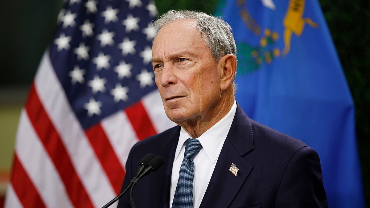 New York billionaire Michael Bloomberg.