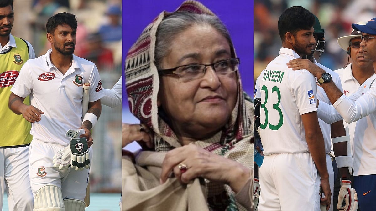 Mehidy Hasan and Taijul Islam were named concussion substitutes for Liton and Nayeem respectively.
