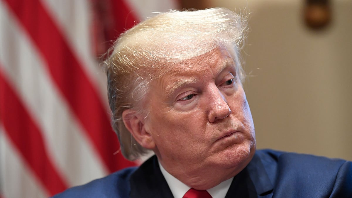 US President Donald Trump.&nbsp;