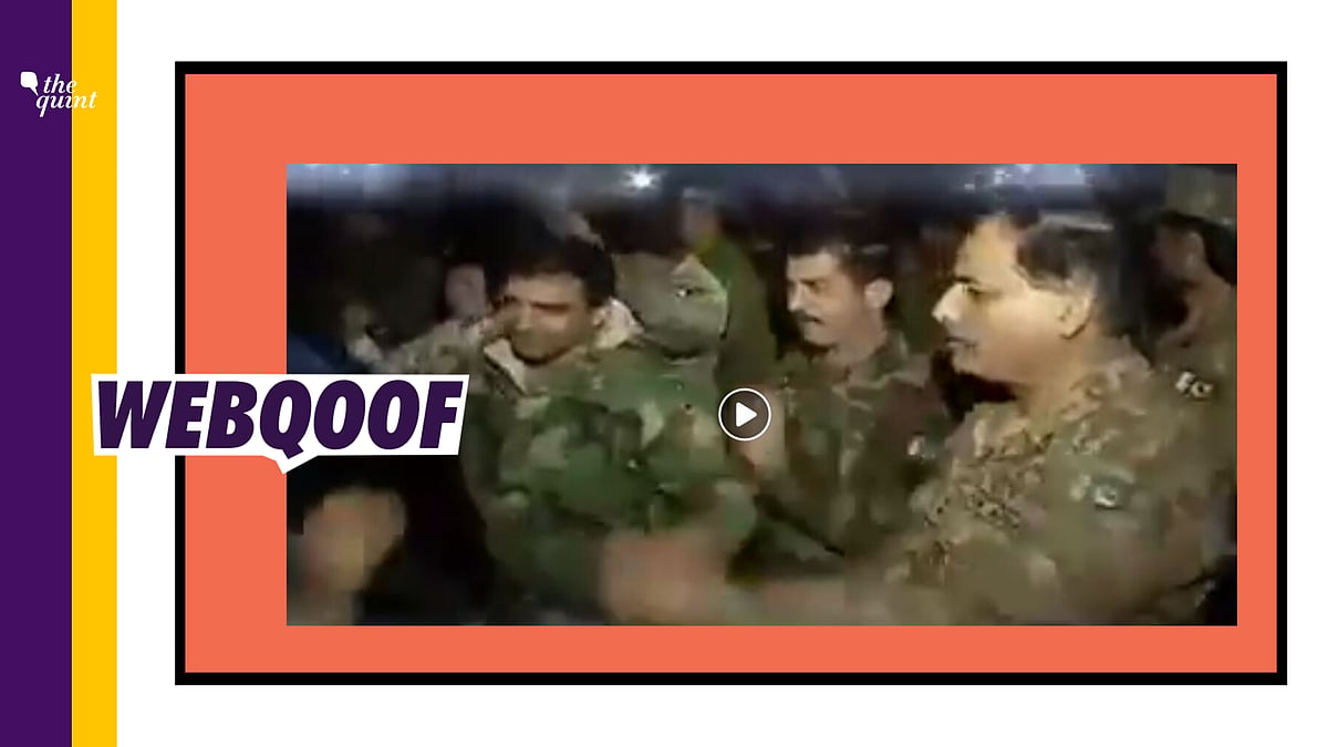 A video is being shared claiming that Indian and Pakistani troops danced together to mark the opening of Kartarpur. 