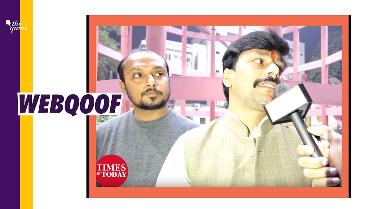 A clipped version of a video is being circulated on social media, with misleading claim.