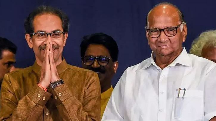 Maharashtra CM Uddhav Thackeray and NCP chief Sharad Pawar.