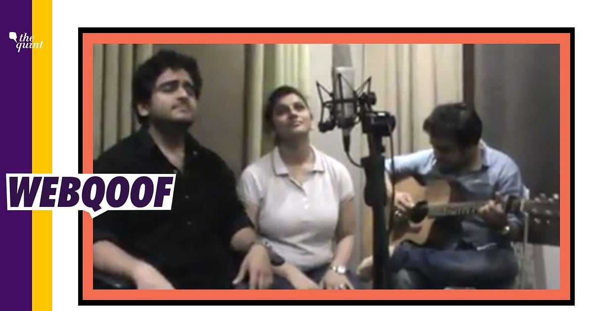 Image accompanying All three are blind. Enjoy their sweet voice. They sing like Asha & Rafi without any powerful music!! Pass on this video to all music loving persons.
