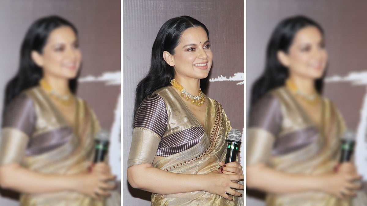 Kangana Ranaut at the trailer launch of <i>Panga</i>.