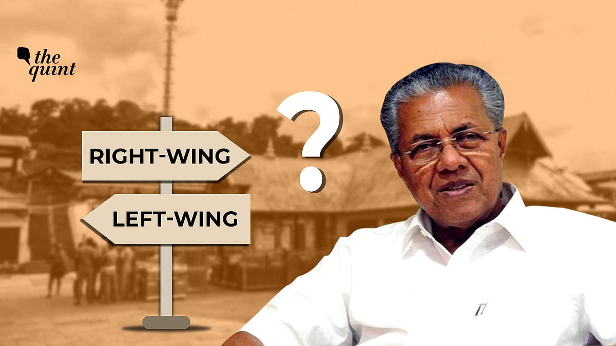 Image of Kerala CM Pinarayi Vijayan and Sabarimala temple (in the background) used for representational purposes.