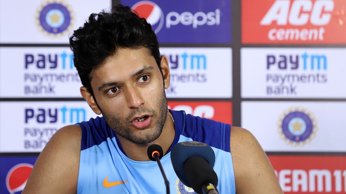 Shivam Dube scored his maiden international fifty after being promoted up the batting order to number three.