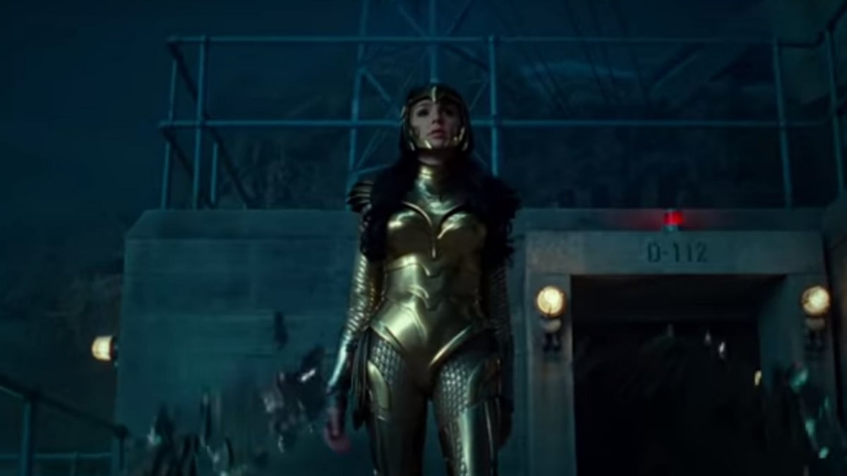 Gal Gadot in a still from <i>Wonder Woman 1984</i>. 
