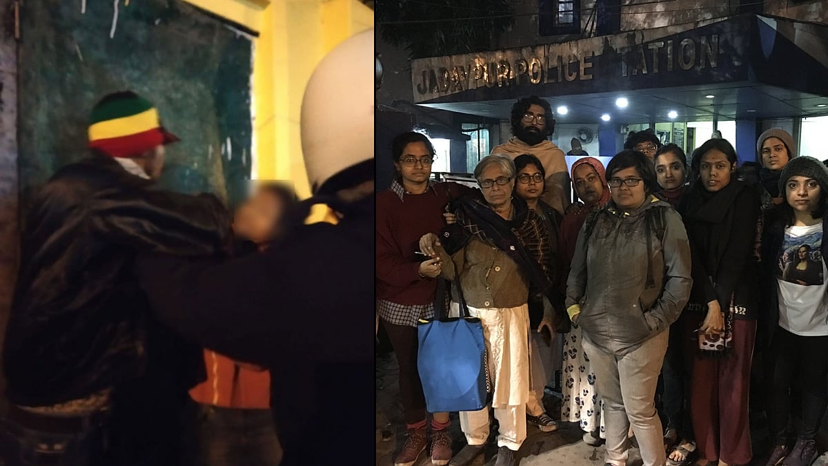 Most of the protesters in the group that came under attack were women, and belong to the group ‘Feminists in Resistance’.