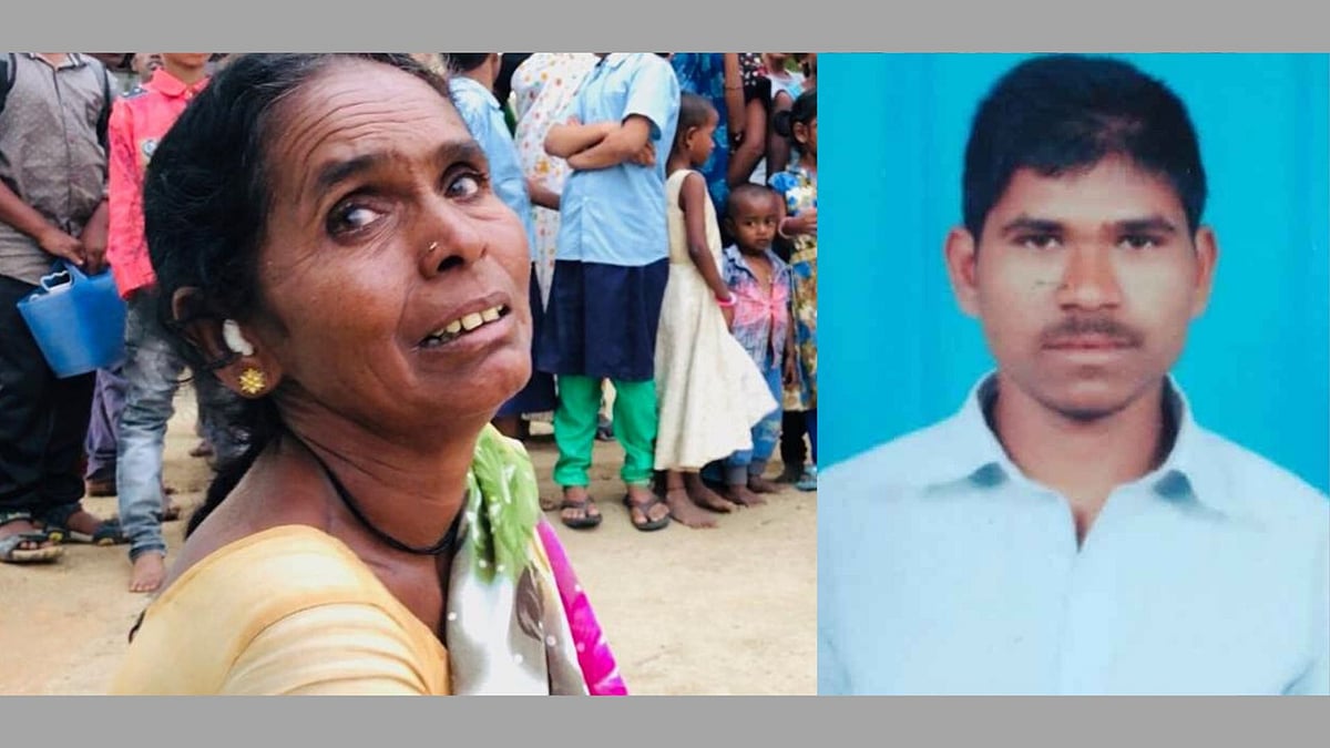 Mohammad alias Areef (on the right) is the “Accused-1” in the Hyderabad vet’s rape-murder case. On the left, his mother, Molanbi, who has been distraught since her son’s arrest.