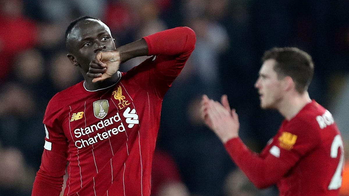 Sadio Mane scored in the 42nd minute against Wolves on Sunday as Liverpool opened a 13-point lead on top in the Premier League.