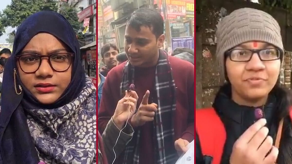 A video purpotedly shows a Delhi cop asking students to leave Mukherjee Nagar due to law and order situation.