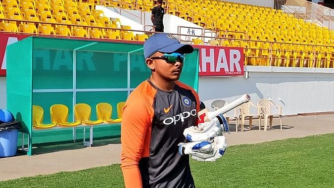 Prithvi Shaw had injured himself during Mumbai’s Ranji Trophy match against Karnataka earlier this month.