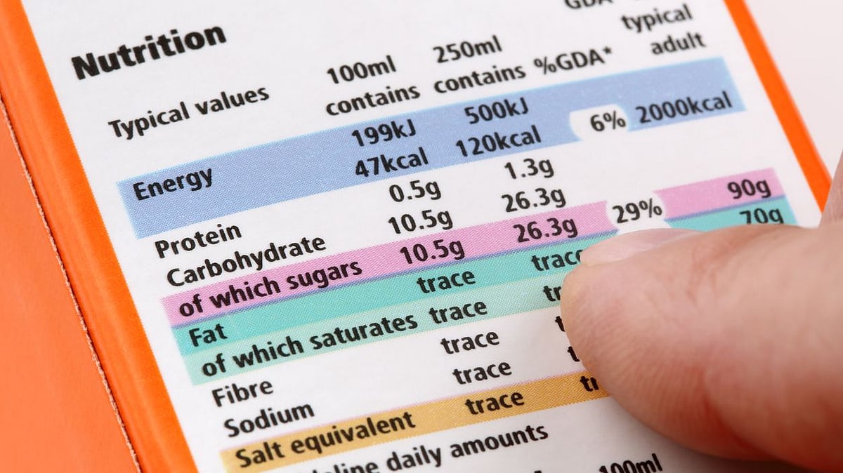 People need new labels on food items to know the amount of exercise needed to burn calories after eating it, according to the study. 