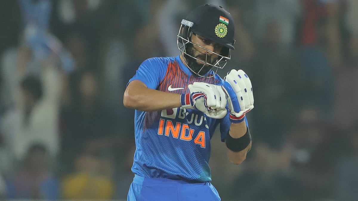 Virat Kohli played an exceptional innings of 94 balls 50 including six sixes and as many boundaries.