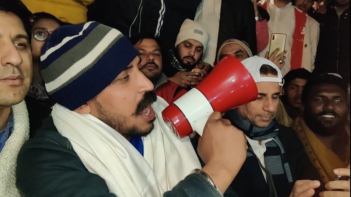 Chandrashekhar Azad at Jama Masjid protest