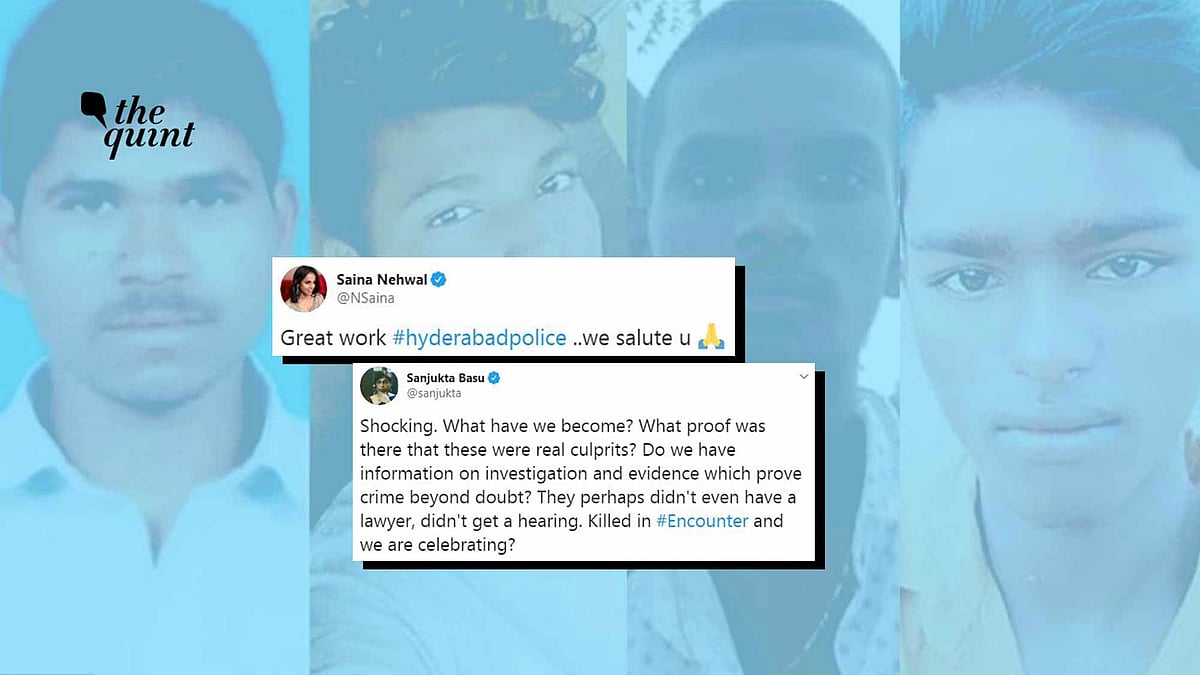 Twitter had mixed responses to the Hyderabad encounter killings.