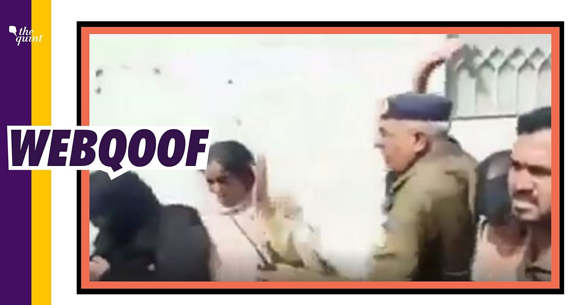 Image accompanying Cops beating women in Assam after Citizenship Act